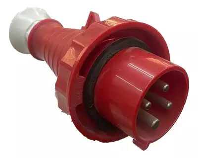 Plug 3p+t 16a 380/415v Ip67 Vm 4076w 81358 Schneider