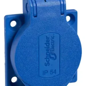 Tomada Embutir 2p 10/16a 50×50 250vca Ip54 Az Pks51b