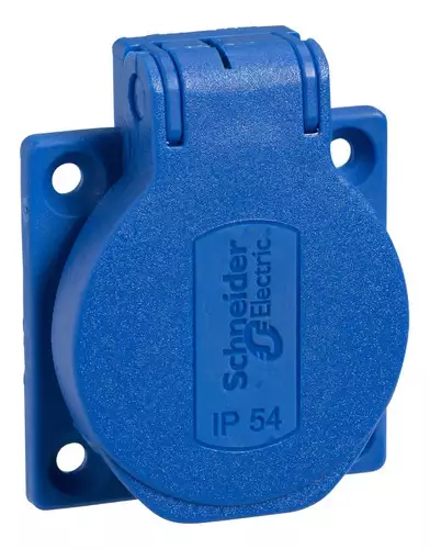 Tomada Embutir 2p 10/16a 50x50 250vca Ip54 Az Pks51b