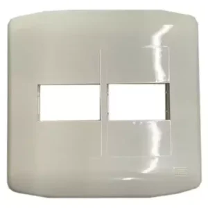 Placa 4x4 2 Modulos C/ Suporte Granbella Branca G03385