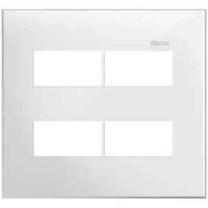 Placa 4x4 4 Módulos Separados Branca S35 35612-50 Simon