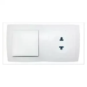 Interruptor Simples + Tomada 2p Soprepor Sistema X 675025