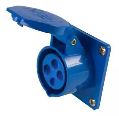 Tomada Embutir 3p+t 16a 200/240v Az Ip44  4049 Strahl