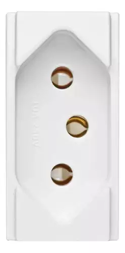 Modulo De Tomada 2p+t 10a Para Parede - Branca Duale Up
