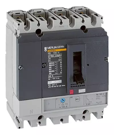Disjuntor Caixa Moldada 4p 80a Tm80d 85ka 220v Lv429641