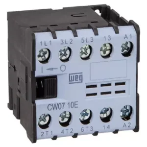 Mini Contator Tripolar Cw0 7a 24vca 1na - Weg