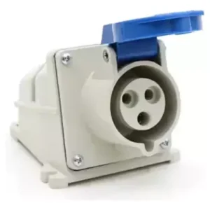 Tomada Sobrepor 2p+t 16a 220/240v Ip44 Az 3006/bc Strahl