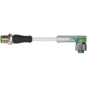 Cabo M12 90º Led 3x0,34 1,5mts 24v Dc 4a 7000-40381-2230150