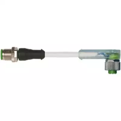 Cabo M12 90º Led 3x0,34 1,5mts 24v Dc 4a 7000-40381-2230150