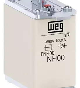 Fusível Nh Gl/gg Retardado Weg 160a 120 Ka Em 500 Vca