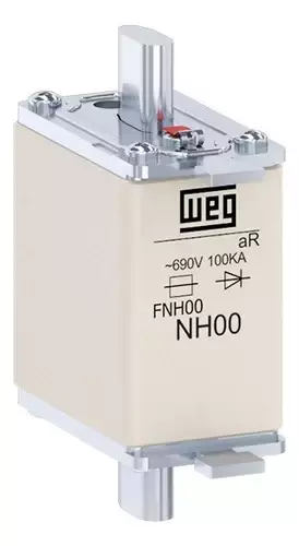 Fusível Nh Gl/gg Retardado Weg 160a 120 Ka Em 500 Vca