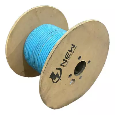 Cabo De Instrumentação Flex   2x2x1,00mm Azul Poliron C/95m