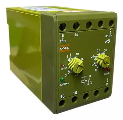 Rele De Tempo Pd 30 Segundos 110/220vca Coel