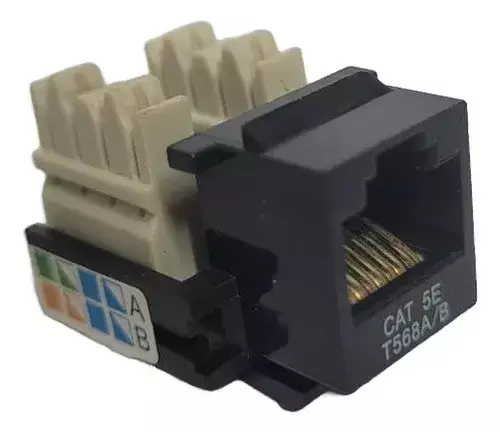 Conector Cat5-e  T568a/b Tfp-88m-cover Metaltex