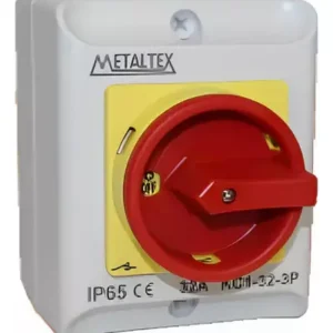 Chave Seccionadora Tripolar 32a Ip65 Kc1-32-3p Metaltex