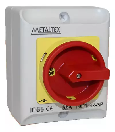 Chave Seccionadora Tripolar 32a Ip65 Kc1-32-3p Metaltex