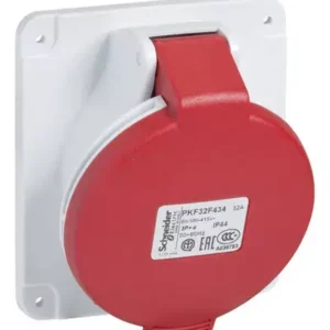 Tomada Embutir 2p+t 16a 380/415v Ip44 Vm 3049 Pkf16f433