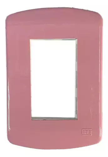 Placa 4x2 3 Modulos C/ Suporte Granbella Rosa G0326 Weg
