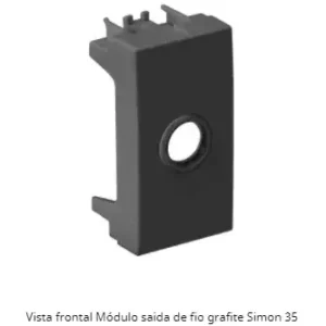 Modulo Complemento Saida De Fio Grafite S30 30801-38 Simon