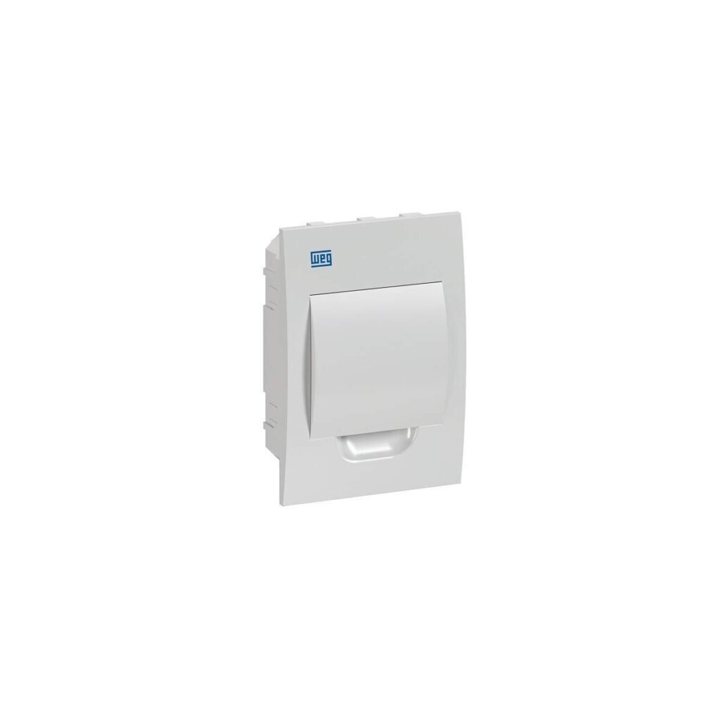 Quadro De Distribuição Embutir 1 Fila 6 Módulos Qdw02-6-be