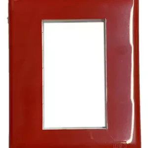 Placa 4x2 3 Modulos C/ Suporte Granbella Vermelha G0332