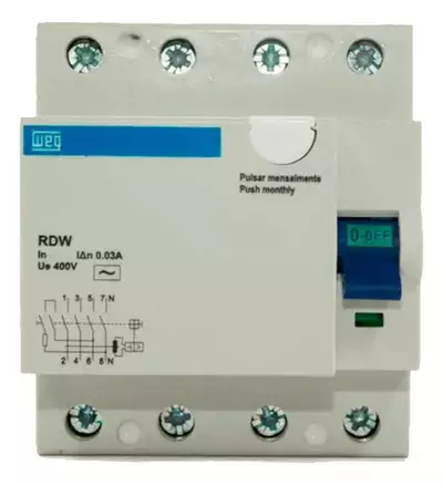 Interruptor Diferencial Residual Tetra 100a 30ma Rdw30-100-4