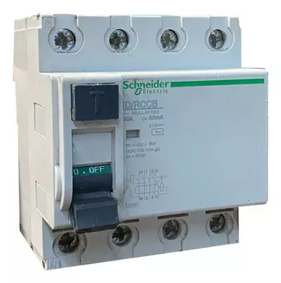 Interruptor Diferencial Residual Tetrapolar 80a 30ma