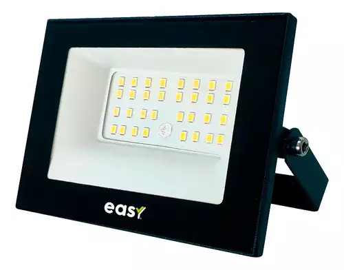 Refletor Led 50w Slim Prova D´água Ip66 6500k