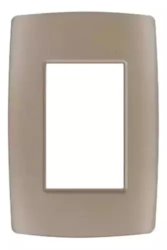Placa 4x2 3 Modulos C/ Suporte Champagne S30 30913-33 Simon