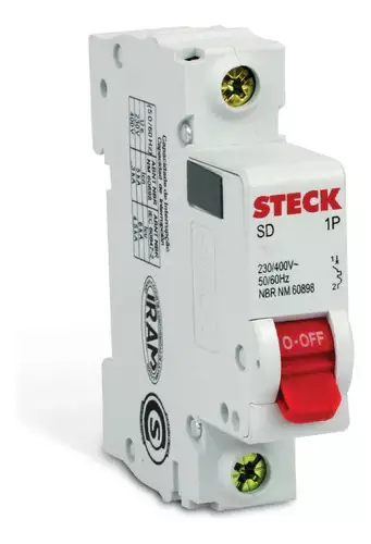 Disjuntor Monopolar 1p 25a 3ka Steck Sdd61c25