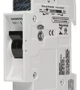 Disjuntor Curva B Monopolar 10a 4,5ka 5sx1110-6-siemens