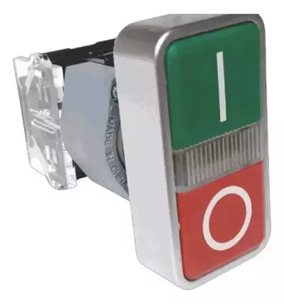 Botao Duplo Plastico 22m 1na 1nf Vd/vm C/led 220v Siemens