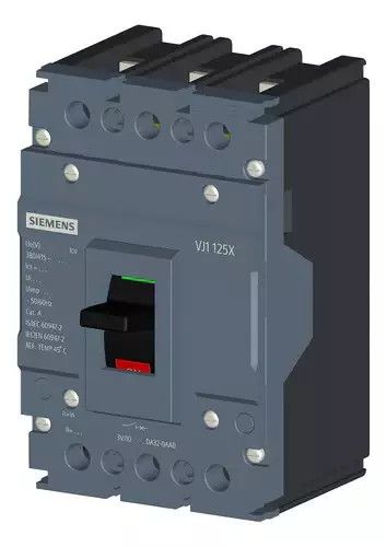 Disjuntor Cx Mold. Tripolar 20a 18ka 380v 3vj1002-1da32-0aa0
