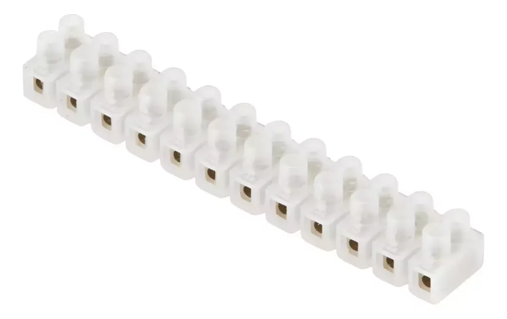 Conector Múltiplo Barra 4mm 12 Bornes Ct0433 Decorlux