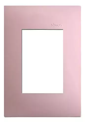 Placa 4x2 3 Postos Horizontal Rosa S35 35613-37  Simon