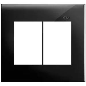 Placa 4x4 6 Modulos Horizontais Preta S35 35613-59 Simon