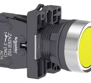 Botão Retorno Amarelo 22mm 1NA - Schneider XA2EA51