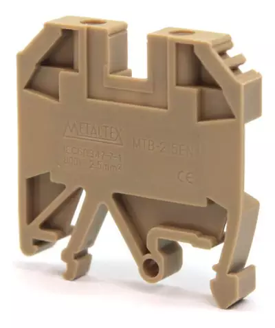 5x Conector De Passagem 2,5mm - Mtb2,5en Metaltex