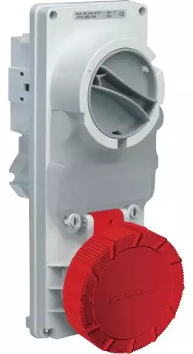 Tomada C/bloqueio Mecanico 3p+t 63a 250v Azul Ip65 Topter
