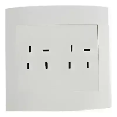 Tomada Dupla Telefone Padrão Telebrás 4x4 Branca 680289Pial