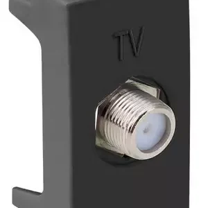 Mod Tomada Coaxial P/ Tv 75 Ohms Grafite S30 30476-38 Simon
