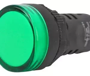 Sinaleiro Led 22mm Monobloco 220vca Verde Ad22-g2