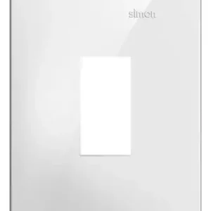 Placa 4x2 1 Modulo Vertical Branca S35 35621-30 Simon