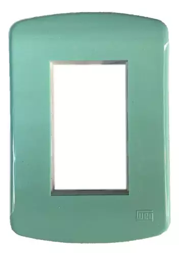 Placa 4x2 3 Modulos C/ Suporte Granbella Azul G0325 Weg