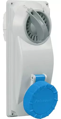 Tomada Sobrebor C/bloqueio 16a 2p+t 250v Az 6h Ip67 Topter