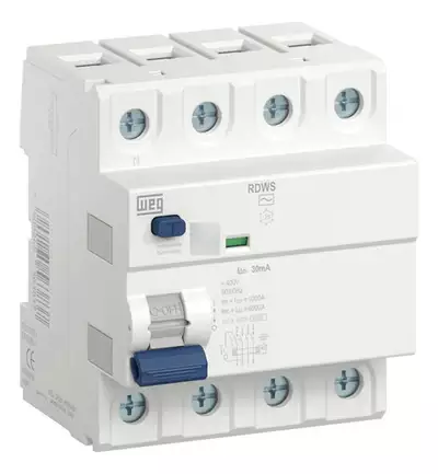 Interruptor Diferencial Residual Tetra 80a 30ma 14764227 Weg