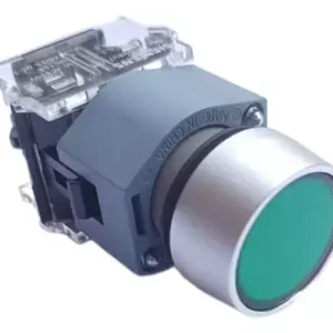 Botao De Impulso Metálico Furo 22mm 1na Verde 3sb7 Siemens