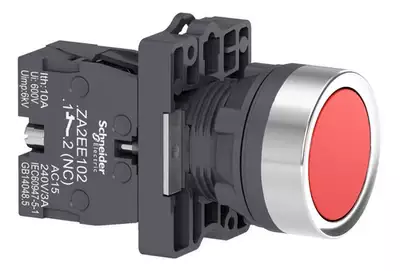 Botao Retorno Vermelho 22mm 1nf Xa2ea42 Schneider